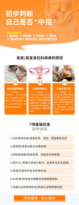 医疗妇科详情页宣传电商