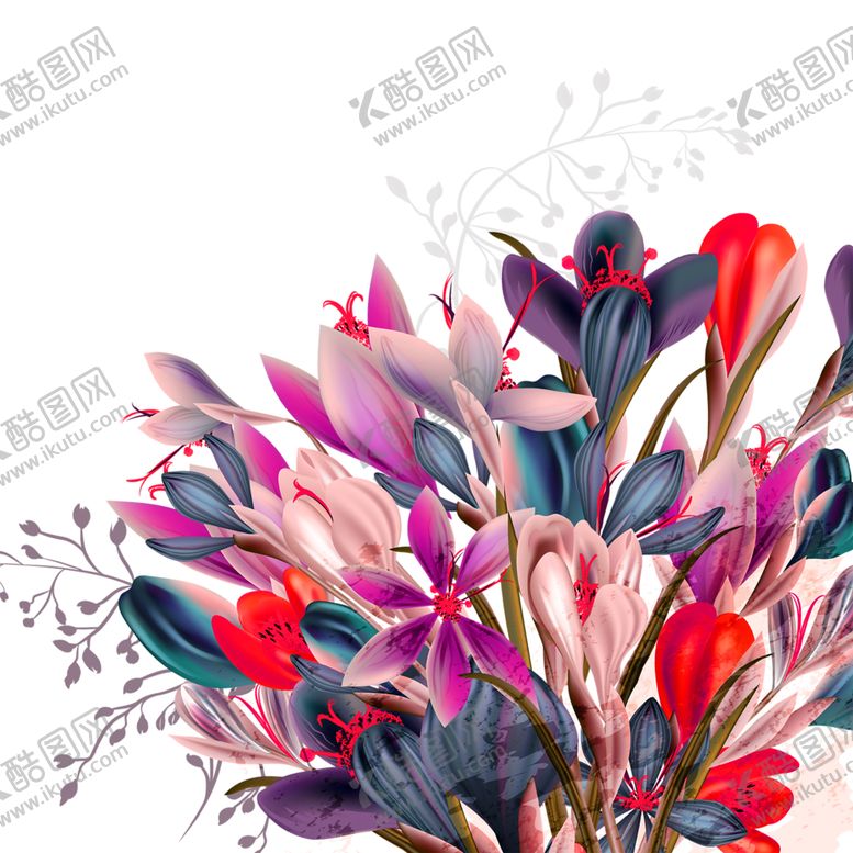 编号：30893007141319215729【酷图网】源文件下载-鲜花素材