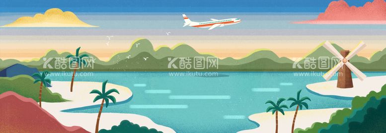 编号：24508109240132002758【酷图网】源文件下载-美丽的大海风景