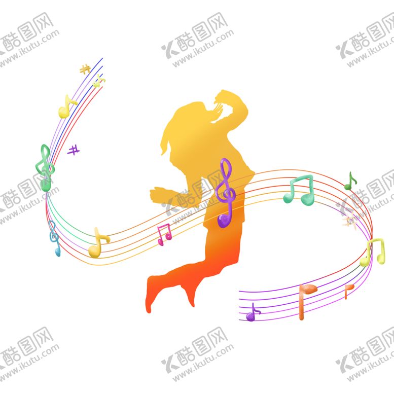 编号：44805707122110131713【酷图网】源文件下载-音符素材