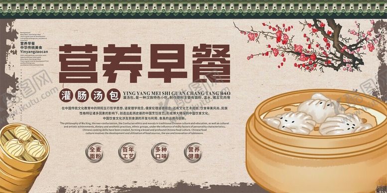 编号：40726211020331358630【酷图网】源文件下载-营养早餐宣传海报