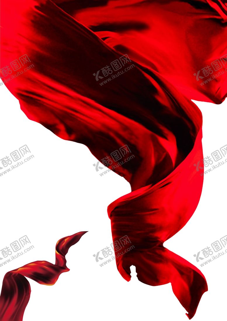 编号：25591402141101507125【酷图网】源文件下载-红色飘带背景