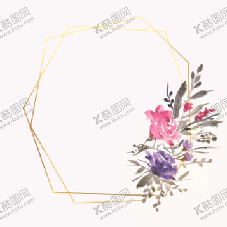 编号：91472104052207208468【酷图网】源文件下载-手绘花草边框