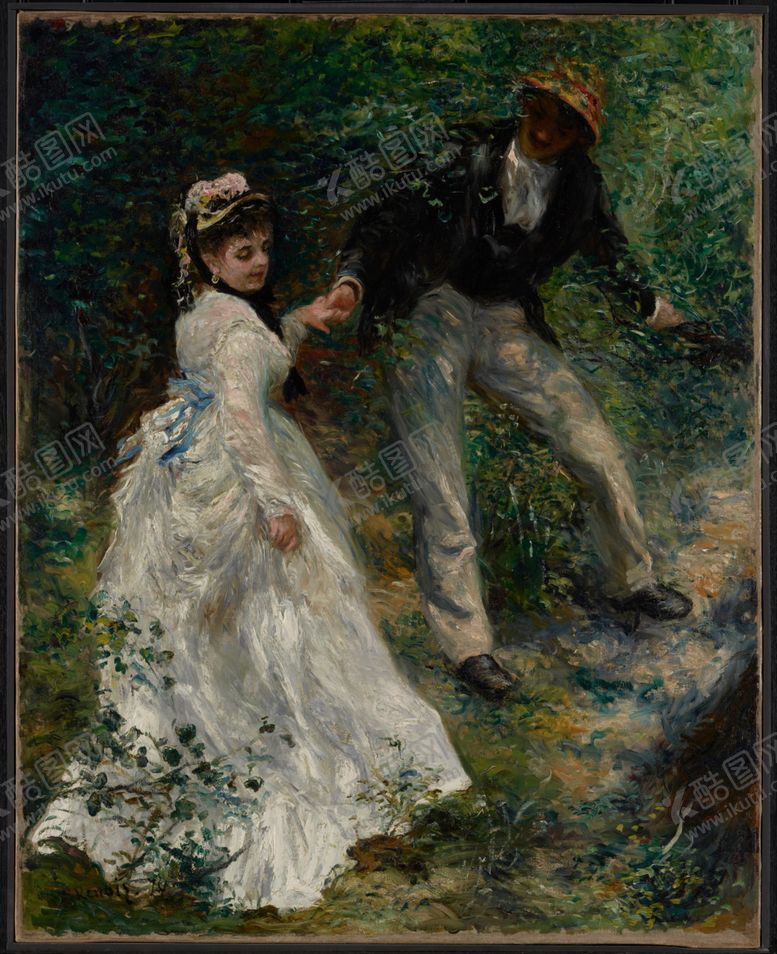 编号：22810909260200313274【酷图网】源文件下载-雷诺阿人物形象油画