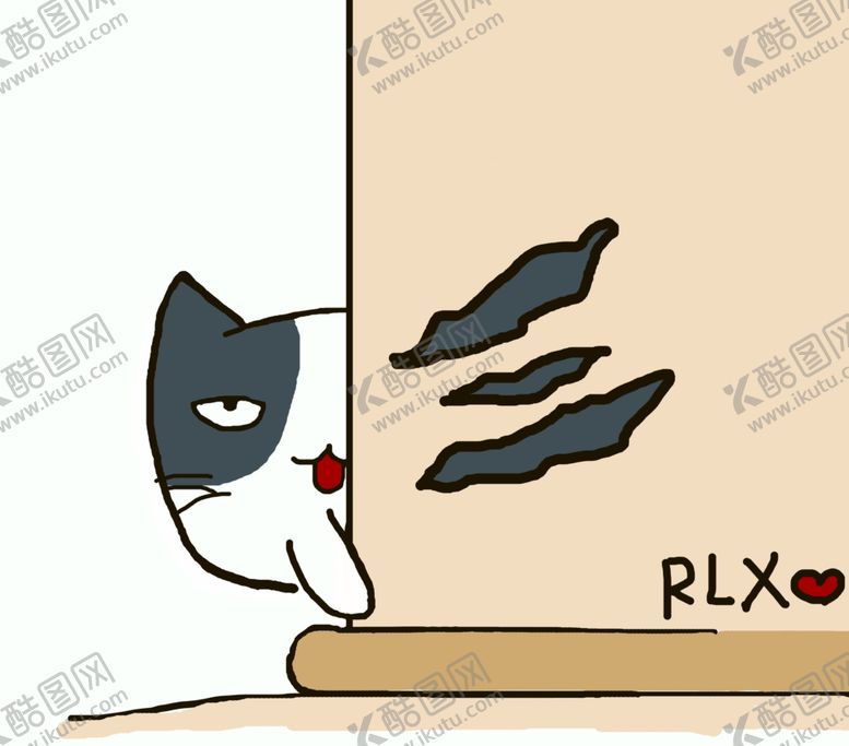 编号：14693310201600024558【酷图网】源文件下载-手绘猫