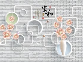 中式背景墙