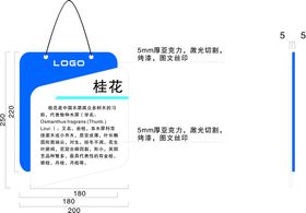 树名牌