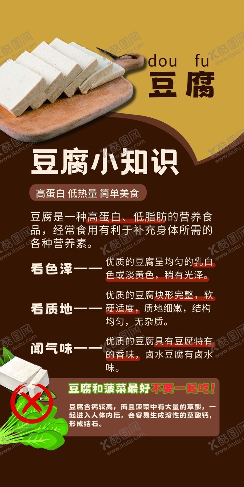 编号：68910402130103176415【酷图网】源文件下载-豆腐小常识