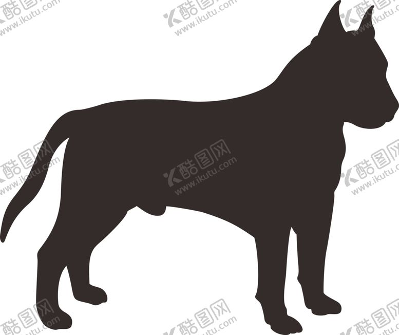 编号：43451604150023039582【酷图网】源文件下载-狗剪影