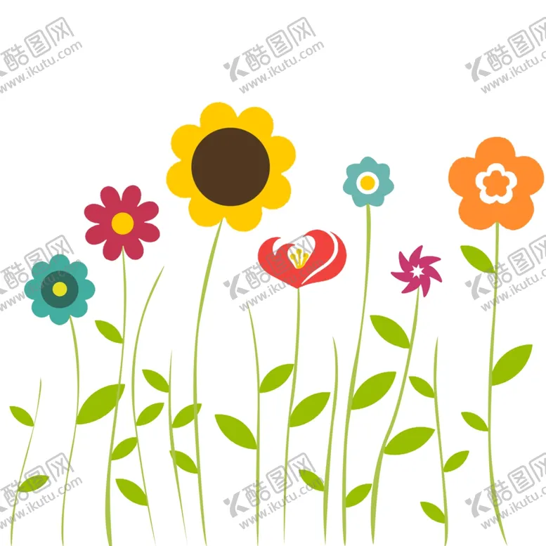 花图片小简笔画手绘小小插画朵
