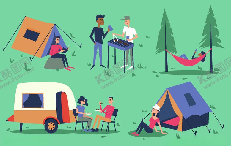 编号：38635409230857493381【酷图网】源文件下载-露营