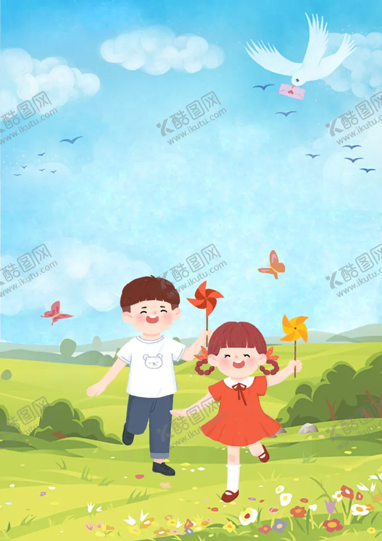 编号：10648709281349387201【酷图网】源文件下载-儿童海报背景