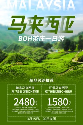 马来西亚旅游海报