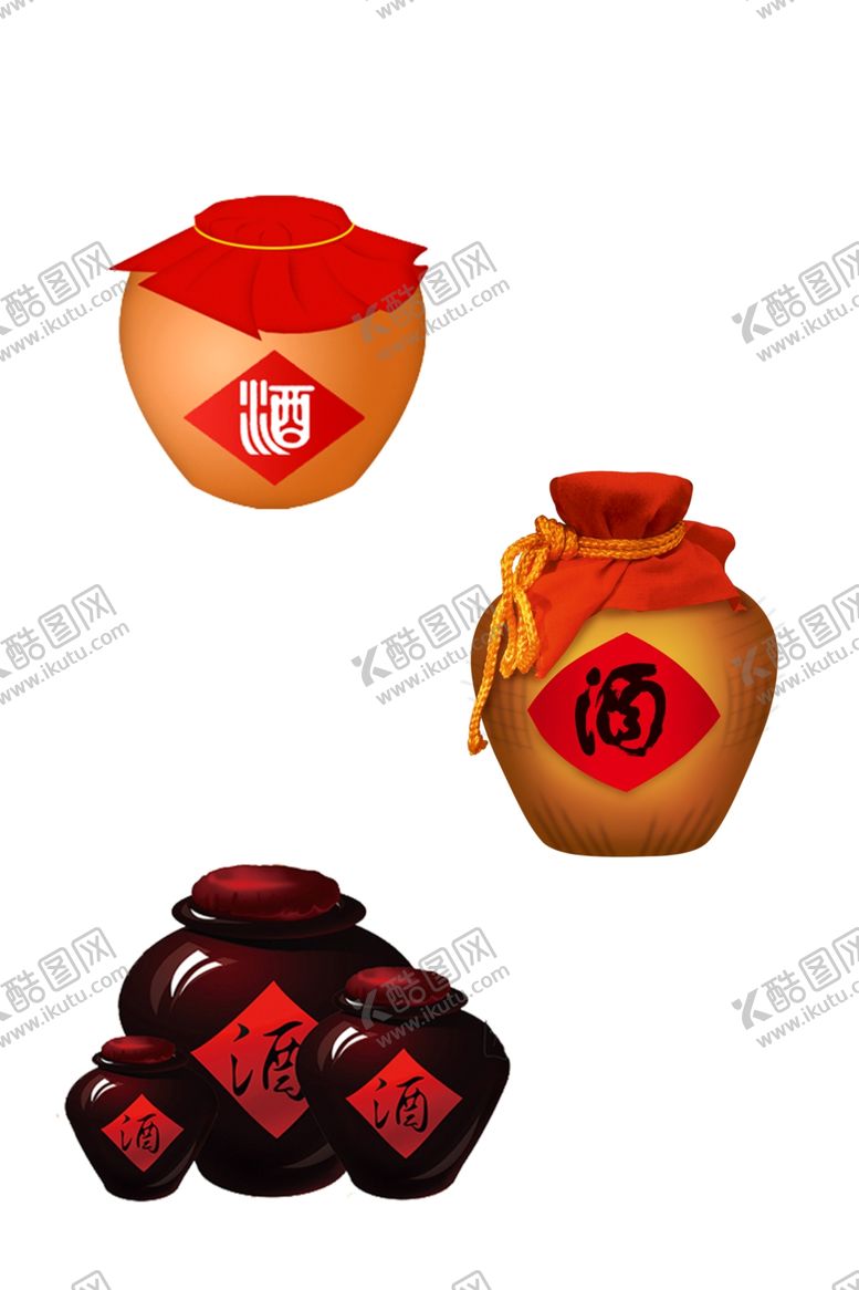 编号：60027802082011453924【酷图网】源文件下载-矢量古代酒瓶