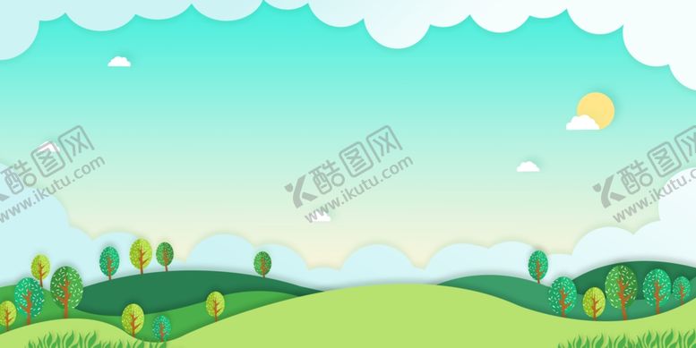 编号：13555609160227217476【酷图网】源文件下载-绿色小清新背景