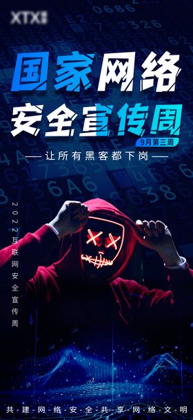 互联网信息安全科技海报