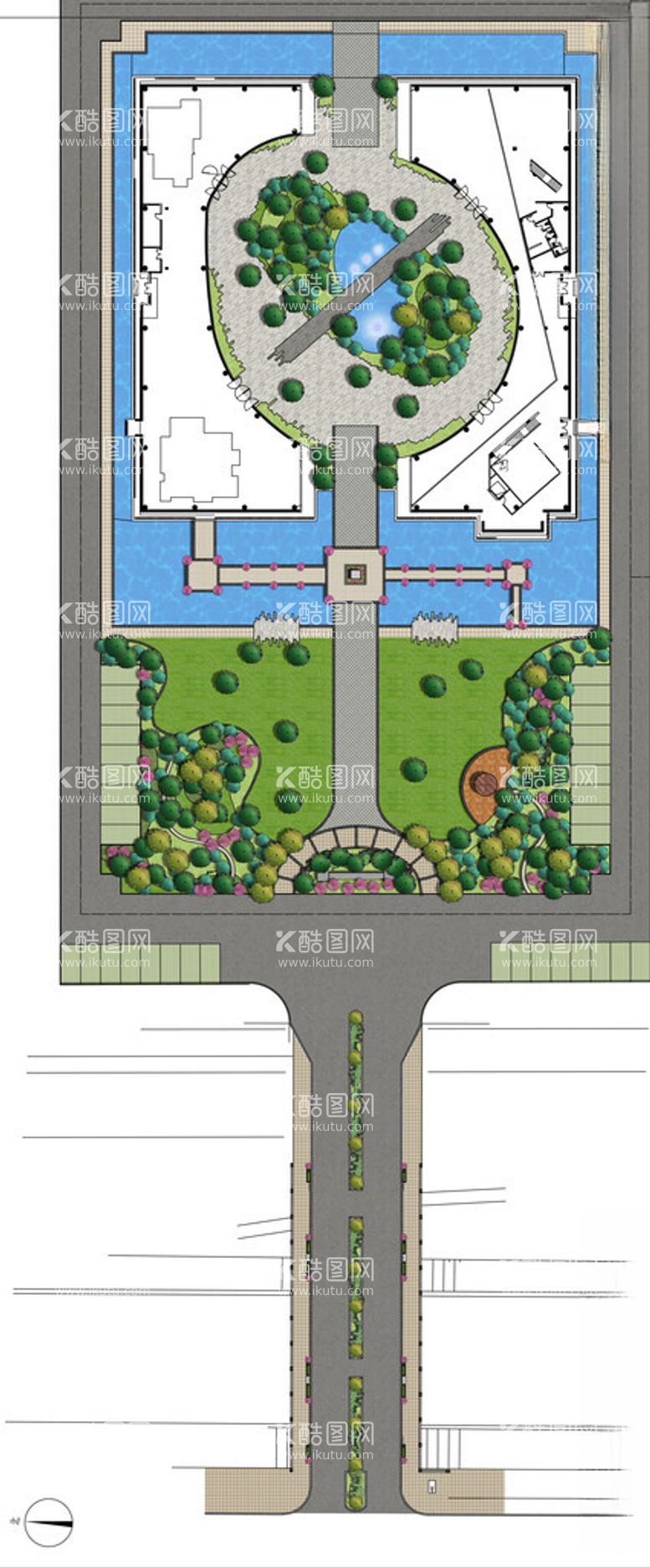 编号：11874602190815455634【酷图网】源文件下载-景观彩色平面图