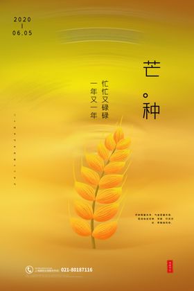 芒种海报