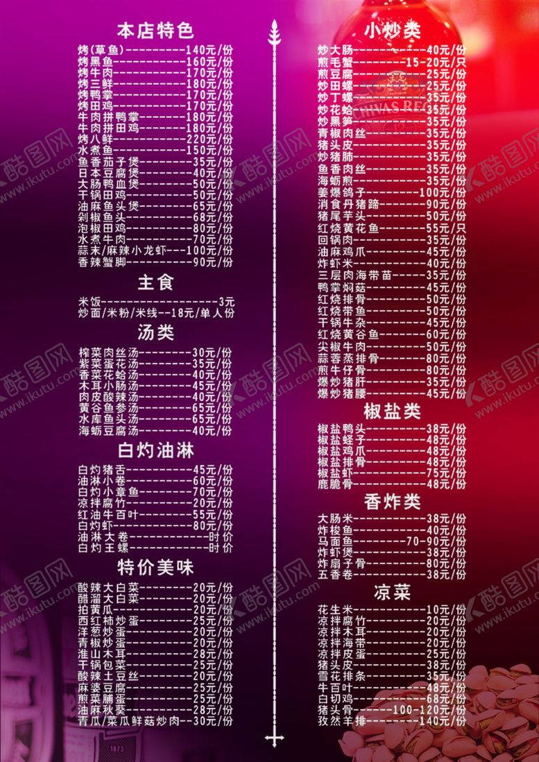 编号：22123304281453293708【酷图网】源文件下载-酒吧酒水单价目表展示