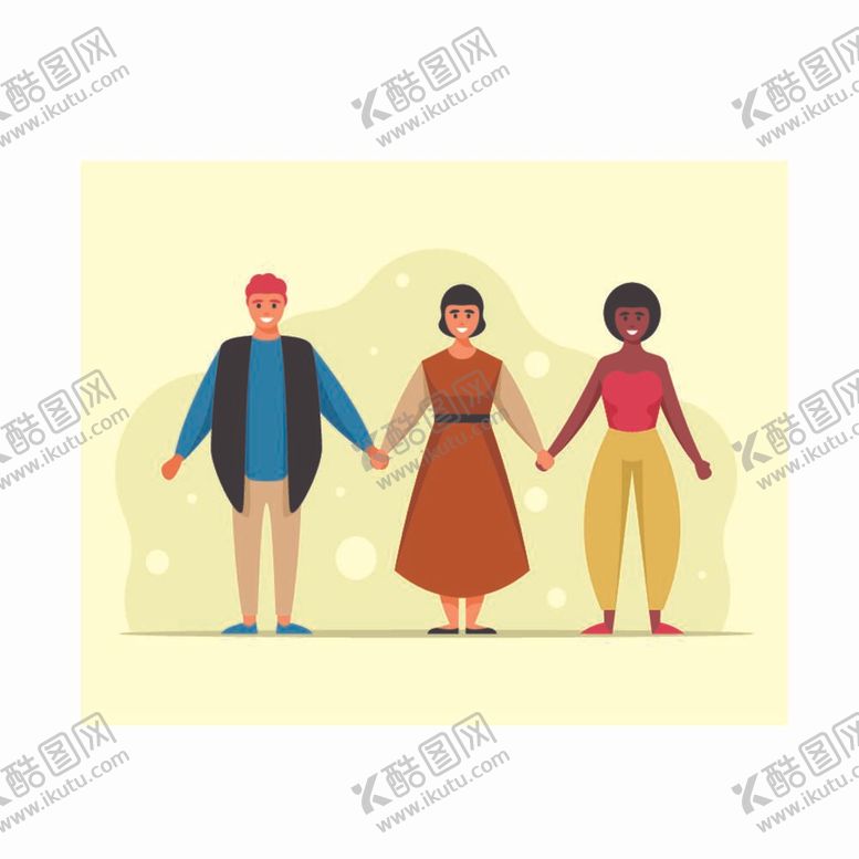 编号：75445511302141429528【酷图网】源文件下载-人物插画 