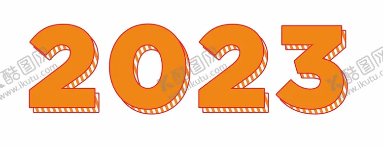 编号：62019810092319375084【酷图网】源文件下载-2023立体字
