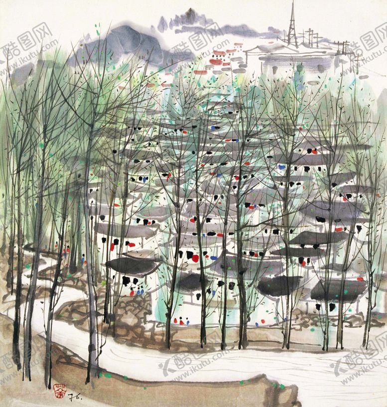 编号：22245906280139119914【酷图网】源文件下载-山水风景水墨国画