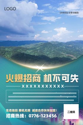 多张招商海报