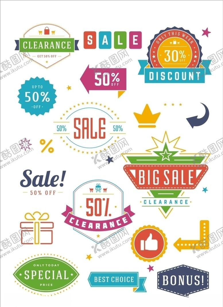 编号：48336309230739517838【酷图网】源文件下载-促销标签