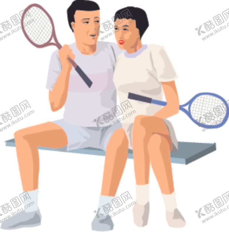 编号：85802306280139321542【酷图网】源文件下载-打网球