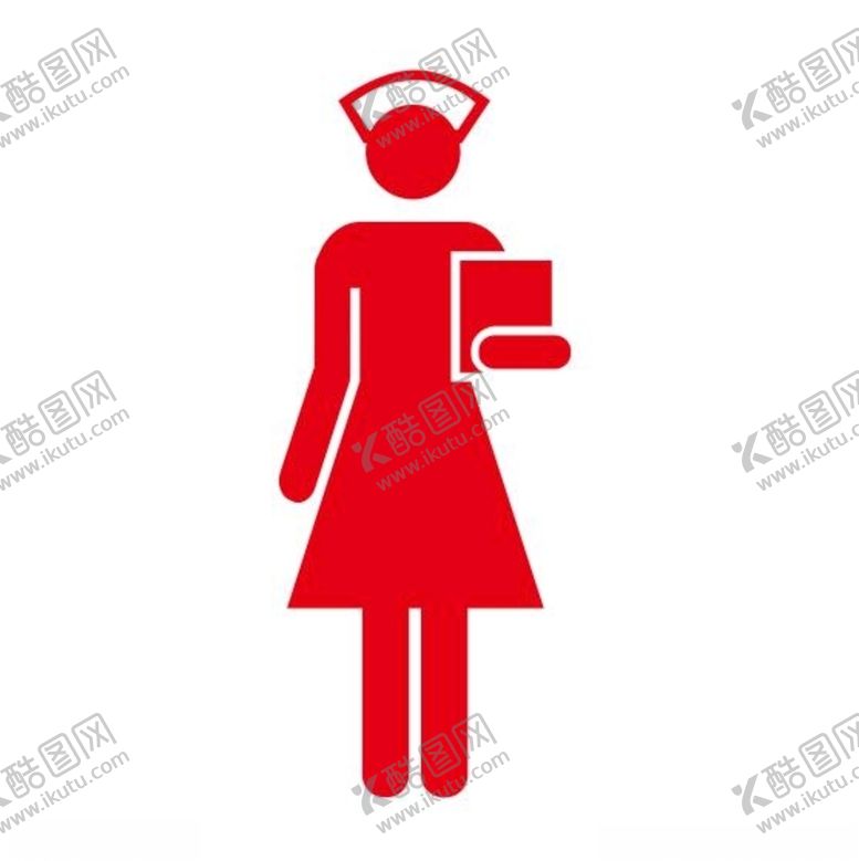 编号：61813305041248033456【酷图网】源文件下载-矢量护士