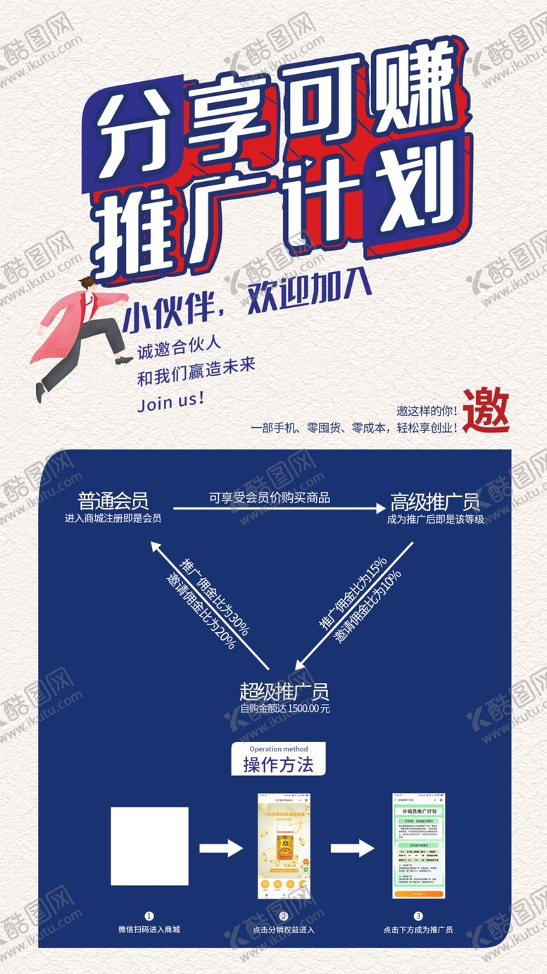 编号：72417607040006101653【酷图网】源文件下载-全民营销海报