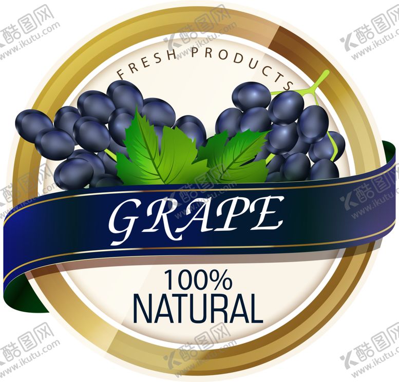 编号：95054809252335261829【酷图网】源文件下载-葡萄贴纸