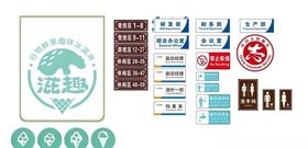 矢量各种科室牌