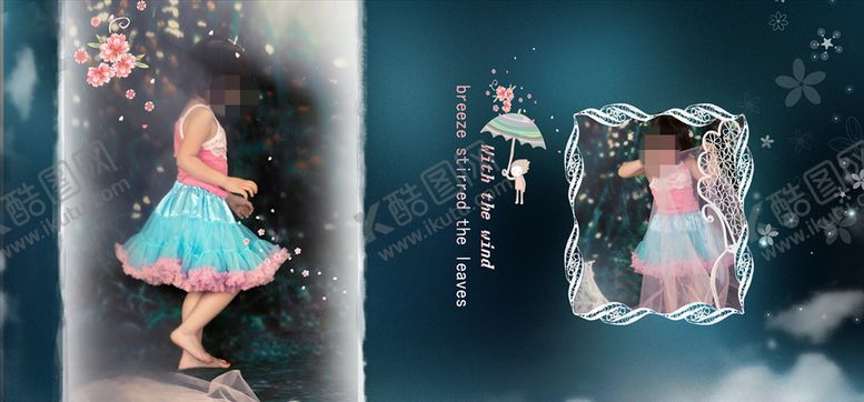 编号：98553904271016506790【酷图网】源文件下载-童年儿童周岁纪念相册PSD模板