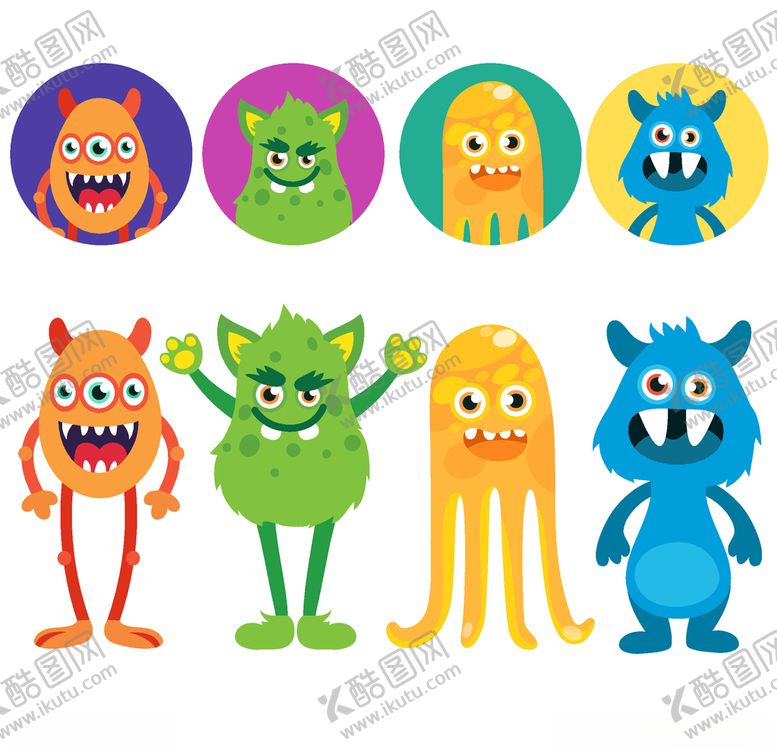 编号：42017909151633404233【酷图网】源文件下载-卡通怪物