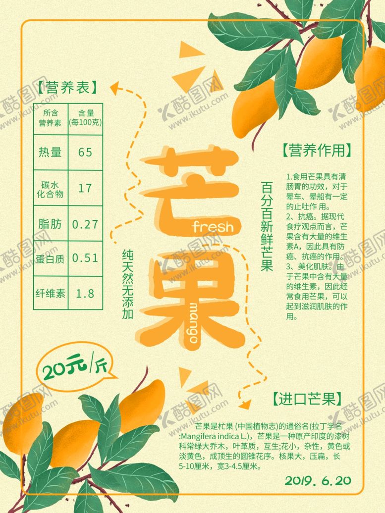 编号：19586310220247542972【酷图网】源文件下载-水果海报