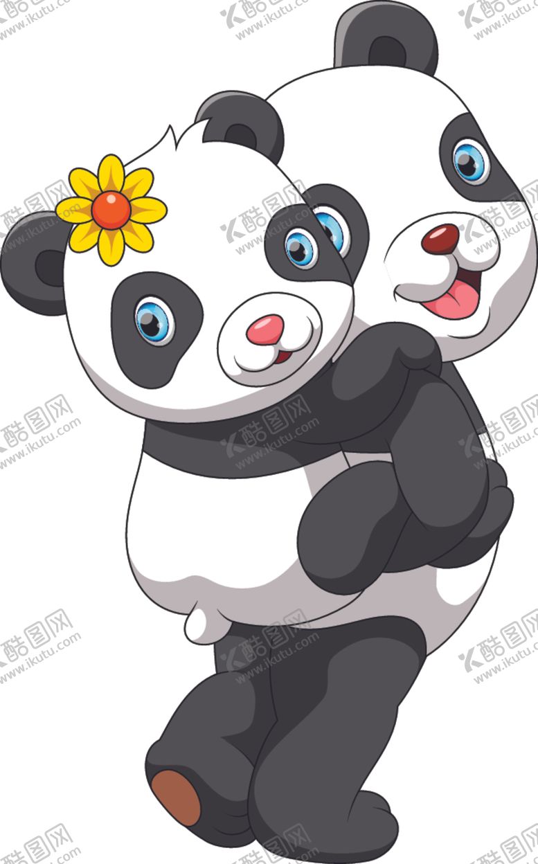 编号：72054506272245006308【酷图网】源文件下载-扁平动物插画