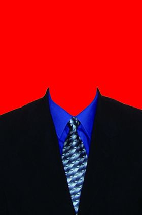 男士西装证件照