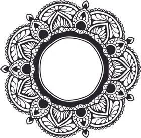 曼陀罗花纹