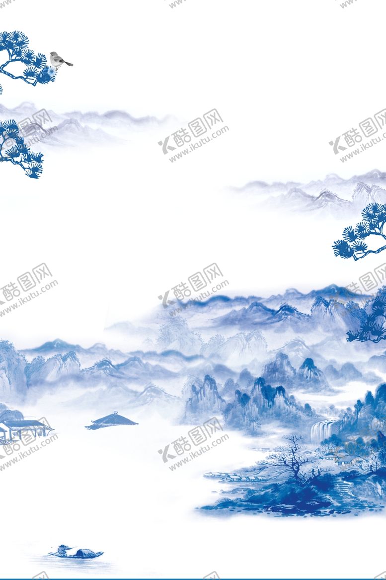 编号：88383804260302216995【酷图网】源文件下载-山水画