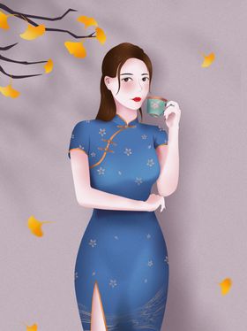 旗袍女子