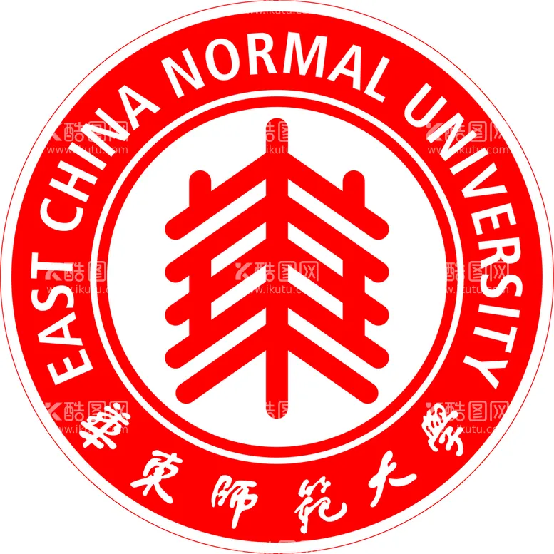 编号：20822201201140552239【酷图网】源文件下载-华东师范大学 校徽 LOGO图