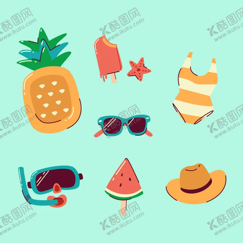 编号：61903709191822192017【酷图网】源文件下载-夏季素材