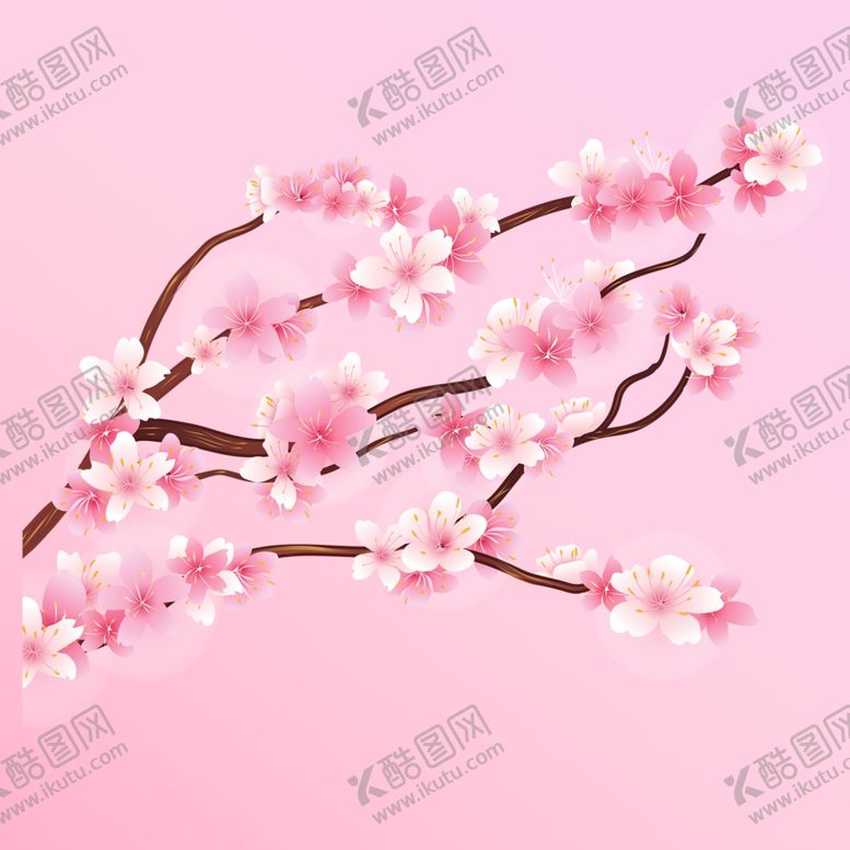 编号：34794706301933541501【酷图网】源文件下载-粉色桃花