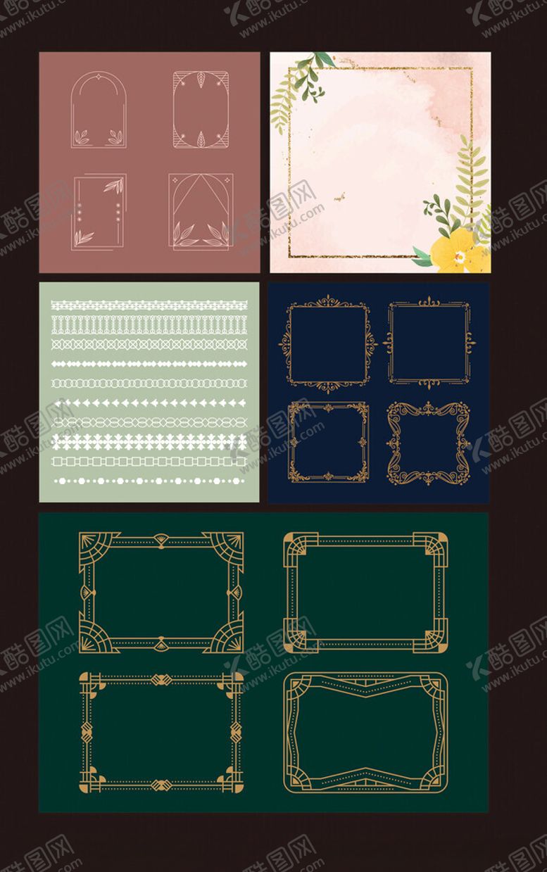 编号：61319909162253209450【酷图网】源文件下载-装饰边框