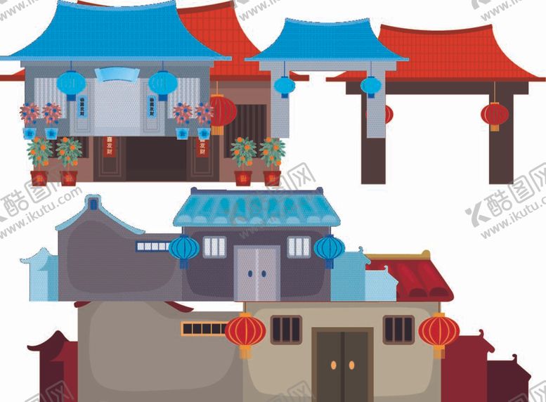 编号：82297212042237136556【酷图网】源文件下载-卡通建筑楼阁