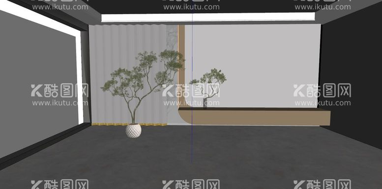 编号：08415210102004140937【酷图网】源文件下载-植物景观草图模型