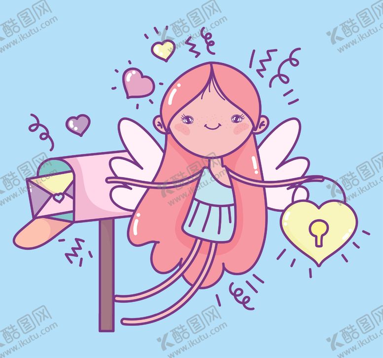 编号：42022909211833127738【酷图网】源文件下载-卡通情人节