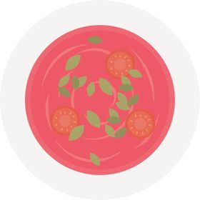 餐饮AI设计素材AI矢量图食物盘中