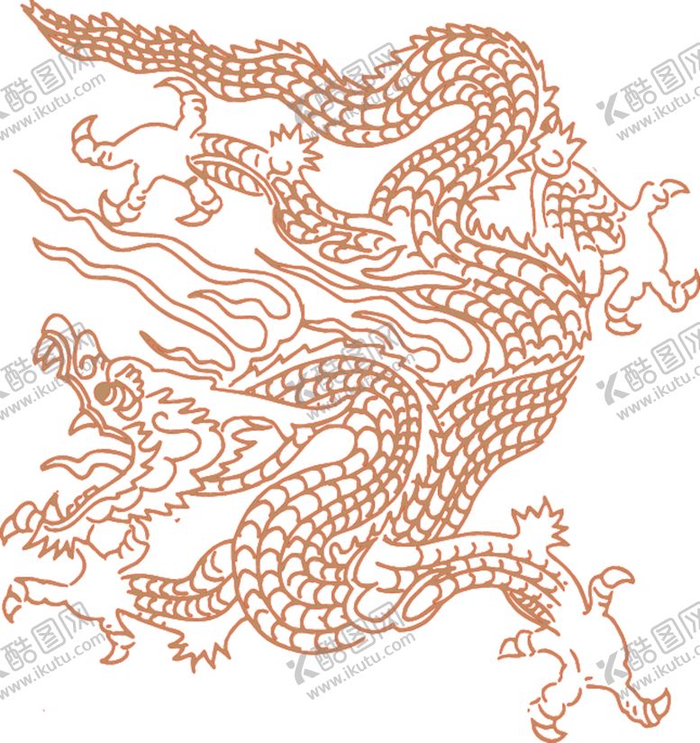 编号：44677009251610515509【酷图网】源文件下载-龙团龙凤龙印刷烫金底纹背景纹图